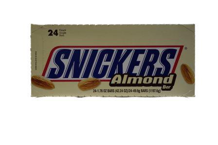 Snickers w Almonds 24/1.76oz